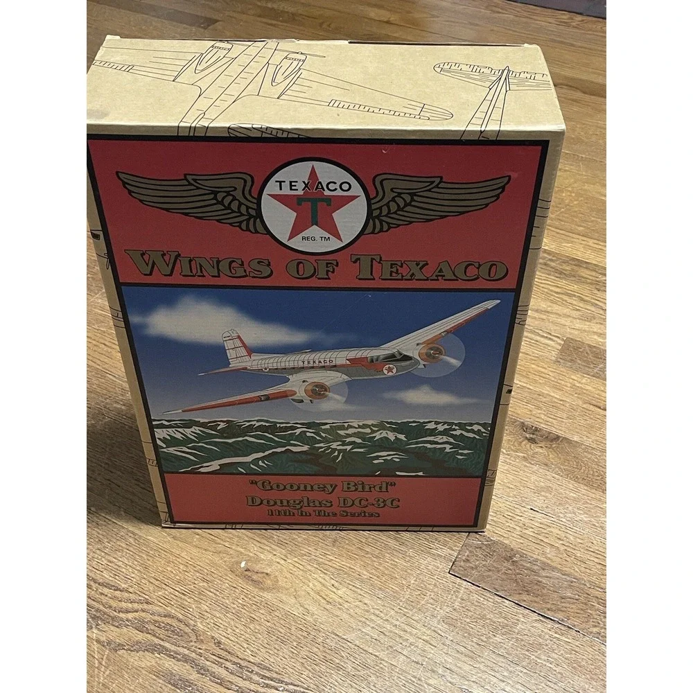 WINGS OF TEXACO DOUGLAS DC-3C GOONEY BIRD AIRPLANE REGULAR EDITION New Open Box